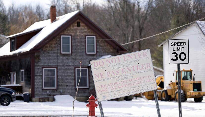 An der US-Grenze zu Kanada hat eine bizarre Kriminalgeschichte ihren Anfang gefunden - der eigentlich gar nicht der Anfang war. (Archivbild)