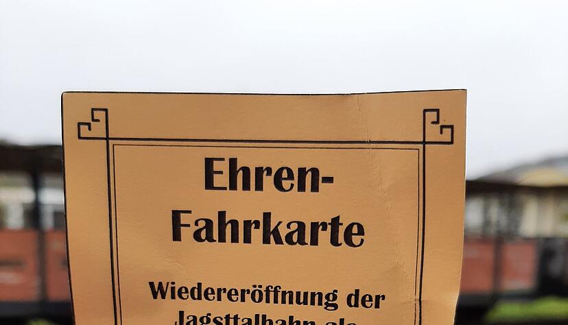 Eröffnungsfahrt der Jagsttalbahn