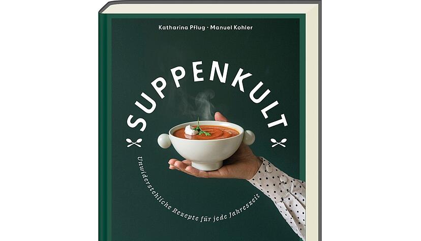 «Suppenkult. Unwiderstehliche Suppenrezepte für jede Jahreszeit», Katharina Pflug, Manuel Kohler, Ars Vivendi Verlag, 216 Seiten, 28,00 Euro, ISBN 978-3-7472-0540-2. «Suppenkult. Unwiderstehliche Suppenrezepte für jede Jahreszeit», Katharina Pflug, Manuel Kohler, Ars Vivendi Verlag, 216 Seiten, 28,00 Euro, ISBN 978-3-7472-0540-2.