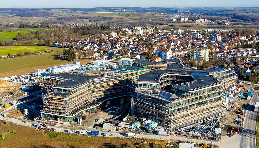 Architektonisch ist der Lidl-Campus in Bad Wimpfen Vorbild f&uuml;r das Projekt in Friedrichshall. Der zweite Schwarz-Campus wird aber deutlich gr&ouml;&szlig;er. Foto: Stimme.tv