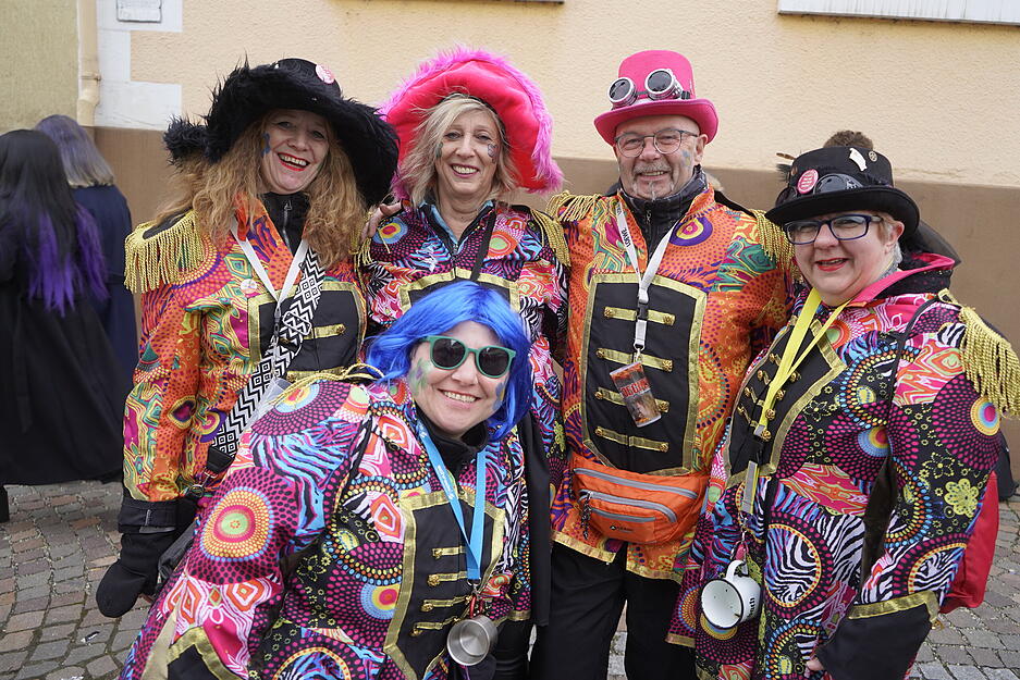 Gute Stimmung herrschte am 1. März beim Faschingsumzug der Wolfsstecher in Bad Rappenau.