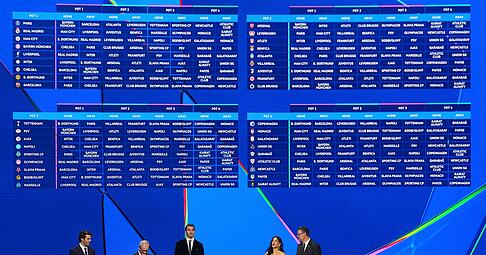 Zwei Tage nach der Auslosung steht der Spielplan für die Champions League fest.