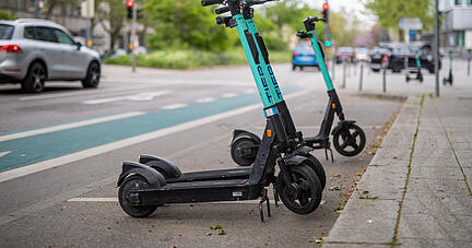 Tier ist derzeit der einzige E-Scooter-Anbieter in Heilbronn.