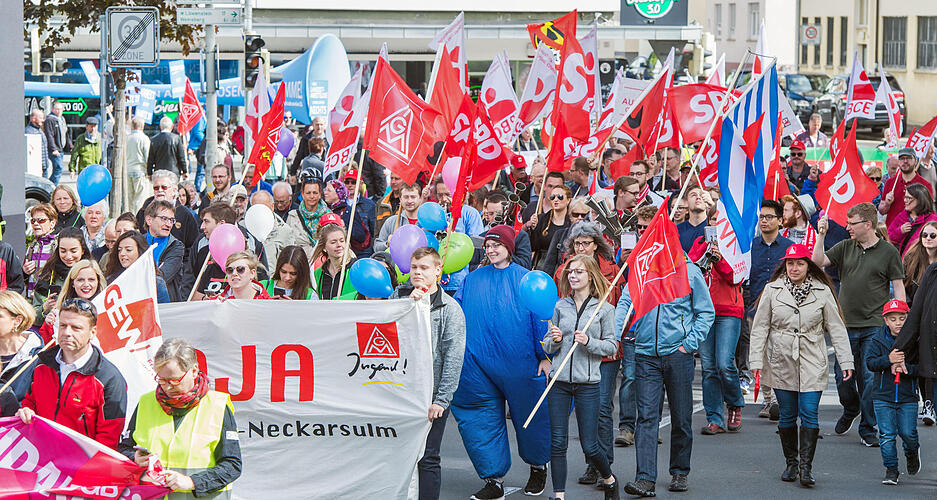 1.-Mai-Demo in Heilbronn