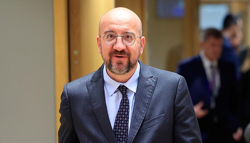 EU-Ratspräsident Charles Michel beim EU-Gipfel in Brüssel.