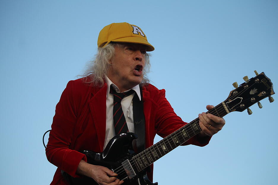 AC/DC sorgt am Sonntag in Karlsruhe für beste Stimmung.