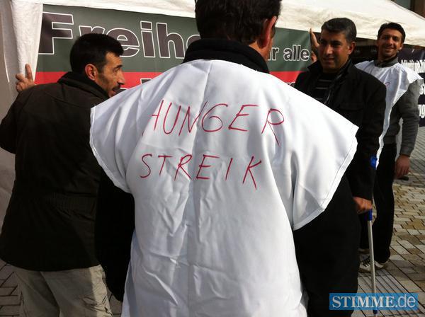 Hungerstreik auf dem Kiliansplatz | 01.11.