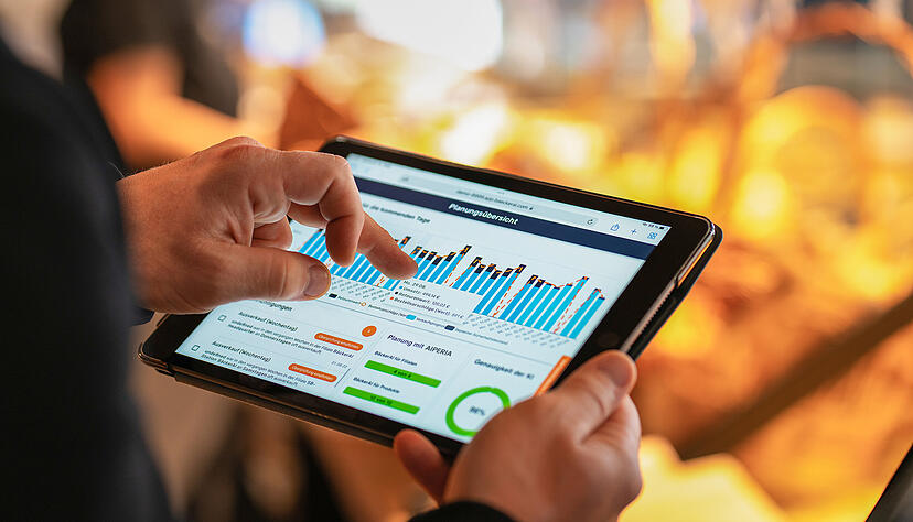 Bedarfsplanung &uuml;ber die KI des Start-ups Aiperia.