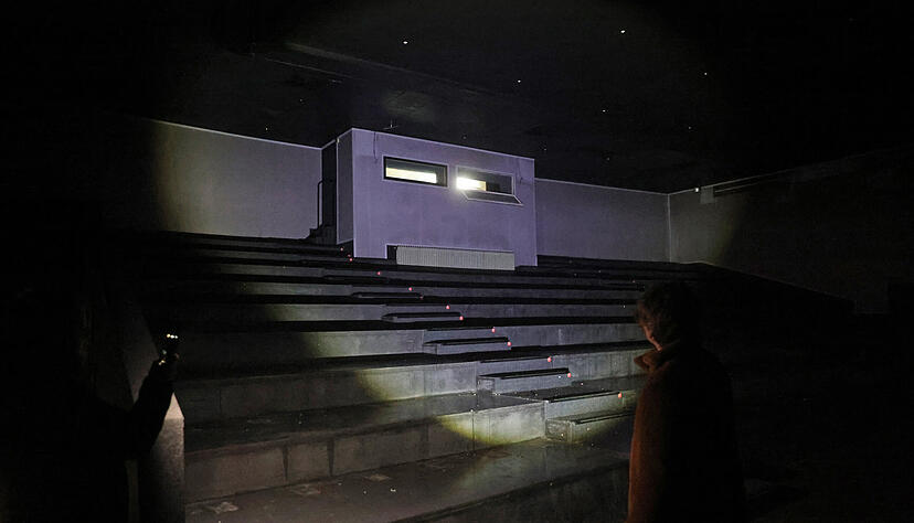 Der gr&ouml;&szlig;te Kinosaal war einst das Universum. Darauf deutet im ehemaligen Kinocenter Heilbronn heute nichts mehr hin.