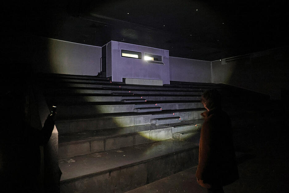 Der gr&ouml;&szlig;te Kinosaal war einst das Universum. Darauf deutet im ehemaligen Kinocenter Heilbronn heute nichts mehr hin.