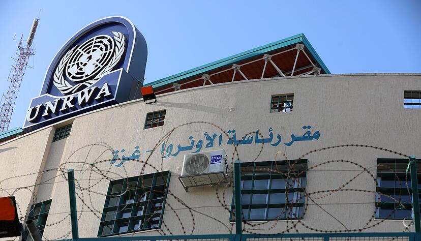 Das Hauptquartier der United Nations Relief and Works Agency (UNRWA) in Gaza-Stadt.