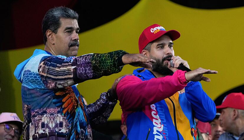 Venezuelas autorit&auml;rer Pr&auml;sident Nicol&aacute;s Maduro (links) will mit den Wahlen seine Macht zementieren. (Archivbild)