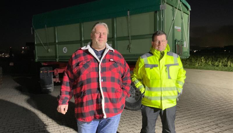 Landwirt Stephan Keinath aus dem Landkreis Karlsruhe hat sich f&uuml;r den Bauernprotest um 4:30 Uhr auf den Weg zu Lidl nach Bad Wimpfen gemacht.