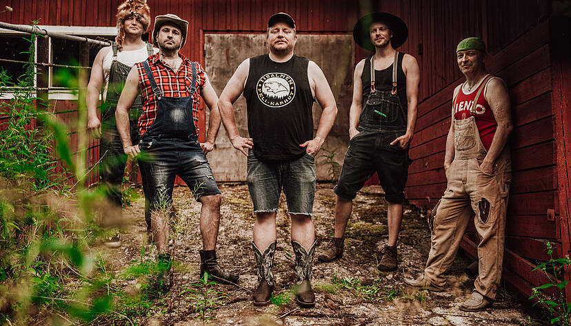 Waren schon mehrfach in Bonfeld zu Gast: die finnische Country- und Bluegrass-Band Steve&rsquo;n&rsquo;Seagulls.