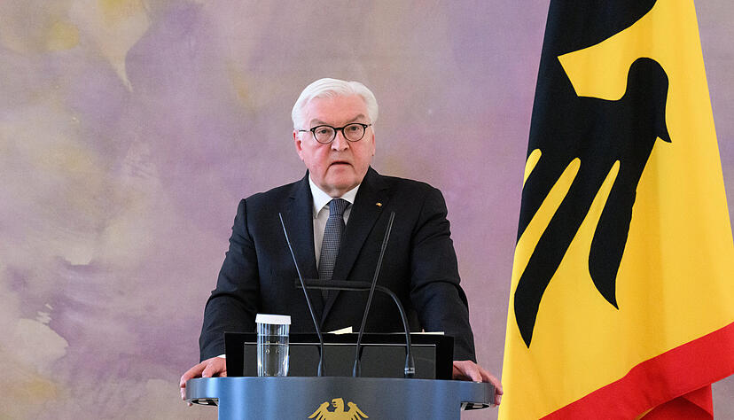 Bundespräsident Steinmeier äußerte sich Donnerstagmittag zum Ampel-Aus.