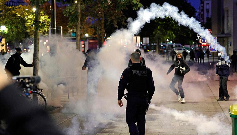 Schon am Morgen gab es bei dem Protesttag einige Festnahmen.