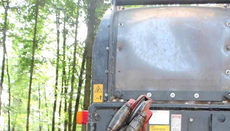 Das ist die Winde, die einen Einsatz in bis zu 55 Grad steilem Gel&auml;nde erm&ouml;glicht.