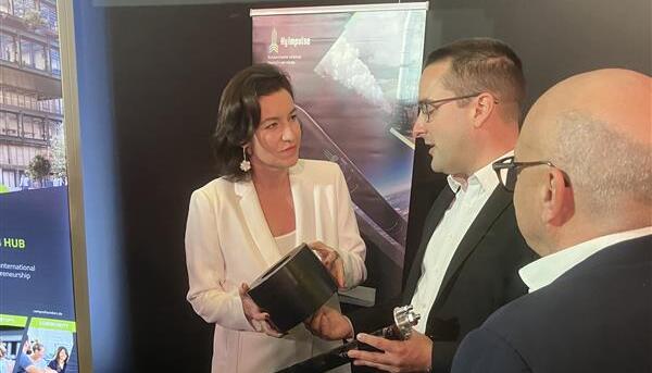 Dorothee Bär, Bundesministerin für Forschung, Technologie und Raumfahrt, besuchte am Dienstagvormittag Heilbronn. Dorothee Bär, Bundesministerin für Forschung, Technologie und Raumfahrt, besuchte am Dienstagvormittag Heilbronn.