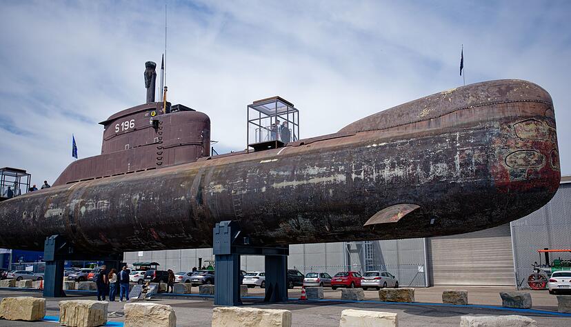 Das ausgemusterte Marine-U-Boot U17 im Technik Museum Sinsheim ist seit Samstag von innen zu besichtigen.