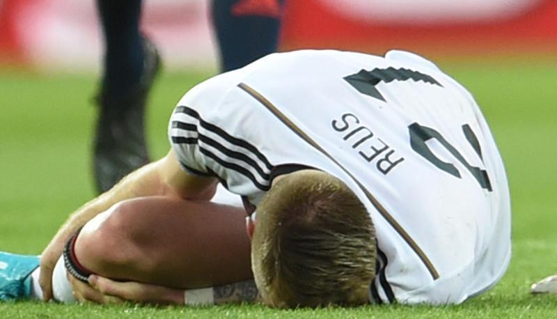 Marco Reus verletzte sich im Testspiel gegen Polen. Foto: Andreas Gebert