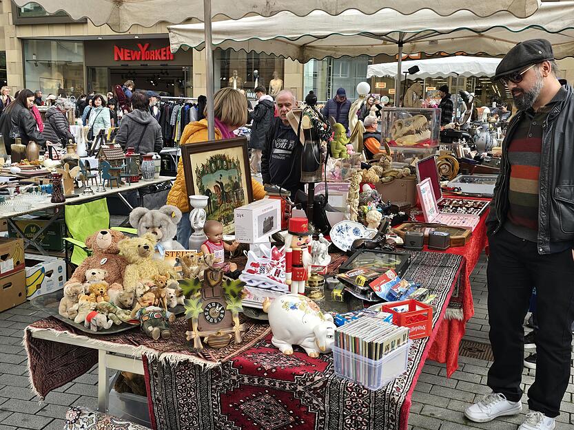 Der „Markt schöner Dinge“ lockte am Samstag Besucher in die Heilbronner Innenstadt.