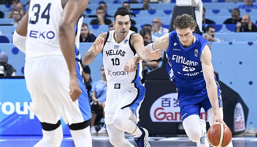 Finnlands Star Markkanen wurde von den Griechen attackiert.