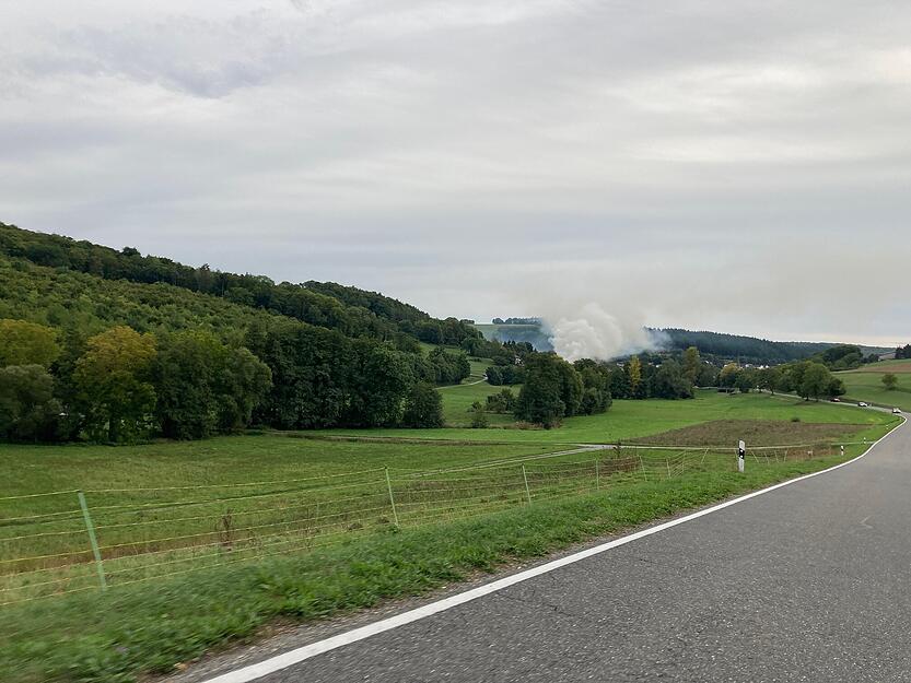 Brand Gewerbebetrieb Oberkessach Brand Gewerbebetrieb Oberkessach