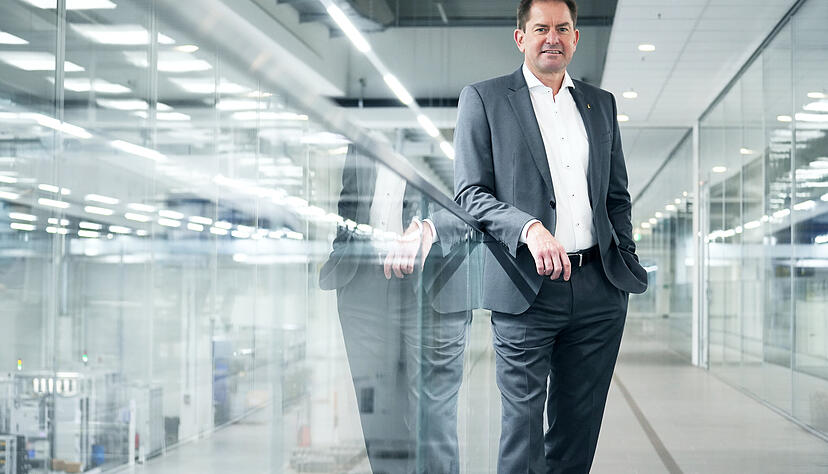 Marc Wucherer, Vorstandsvorsitzender von Ziehl-Abegg, spricht vom "besten Jahr der Unternehmensgeschichte".