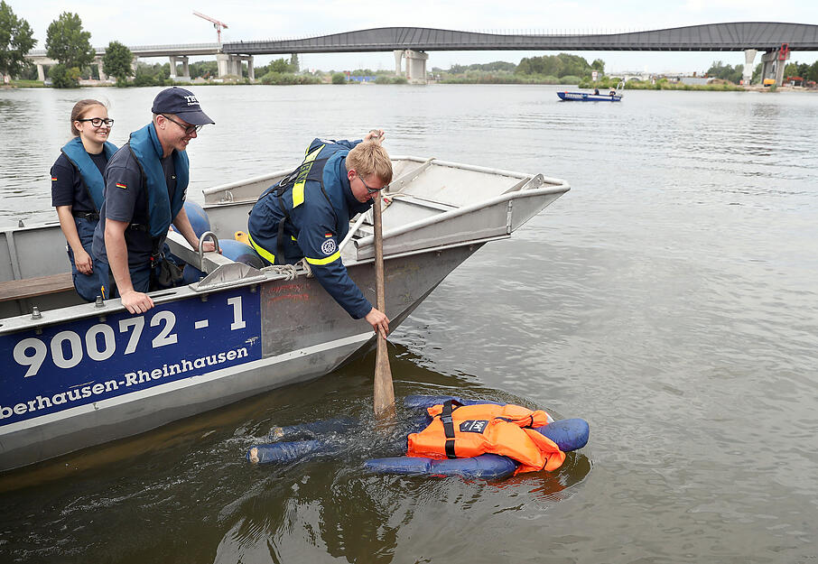 THW probt den Ernstfall in Heilbronn