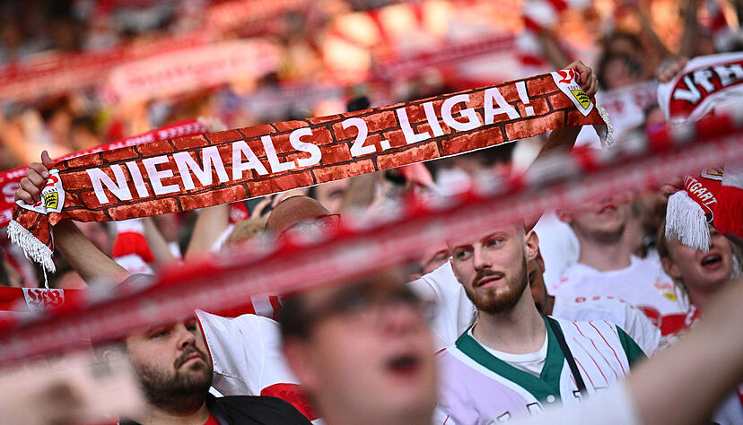 Mit dem 3:1 beim Zweitliga-Dritten HSV sicherte sich der VfB Stuttgart den Verbleib in der Fußball-Bundesliga. Mit dem 3:1 beim Zweitliga-Dritten HSV sicherte sich der VfB Stuttgart den Verbleib in der Fußball-Bundesliga.