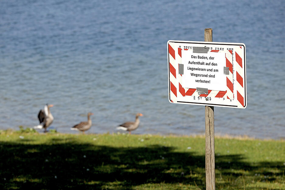 Gesperrter Breitenauer See