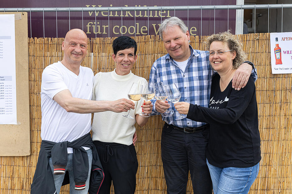 Vor allem Wei&szlig;wein ist bei den Lauffener Weintagen in diesem Jahr beliebt.