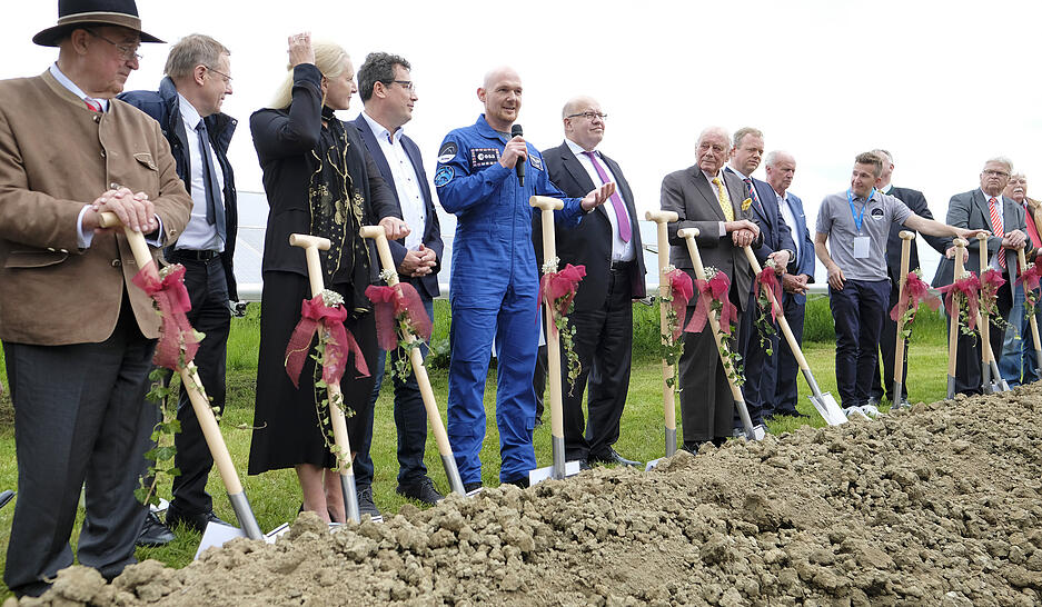 Spatenstich für die Alexander-Gerst-Sternwarte