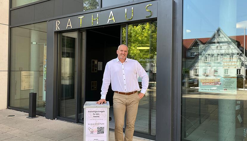 Die Stadt Leingarten wird f&uuml;nf Jahre alt. Unter B&uuml;rgermeister Ralf Steinbrenner bekam die Gemeinde 2020 die Stadtrechte verliehen.