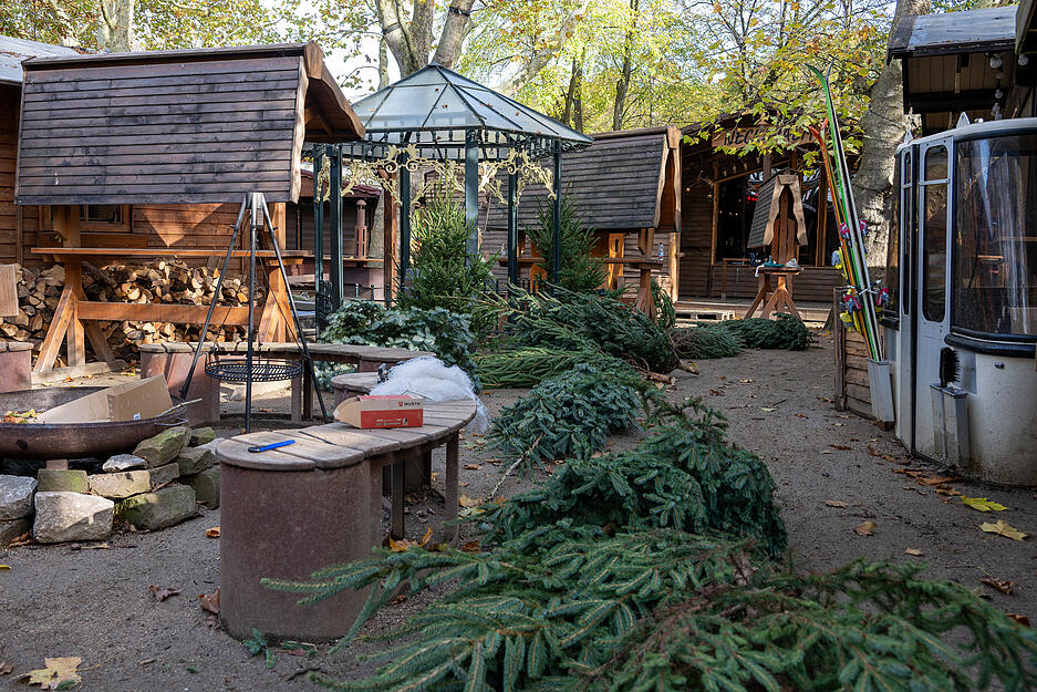 Detailverliebte Dekoration macht das Heilbronner Winterdorf einzigartig. Detailverliebte Dekoration macht das Heilbronner Winterdorf einzigartig.