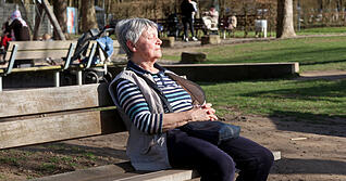 Fr&uuml;hling Ende Februar in der Stadt Heilbronn und im Wertwiesenpark