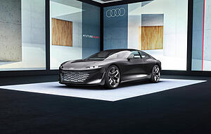 Mit der Studie Grandsphere hat Audi 2021 einen konkreten Ausblick auf die Limousine Landyacht gegeben. Mit der Studie Grandsphere hat Audi 2021 einen konkreten Ausblick auf die Limousine Landyacht gegeben.
