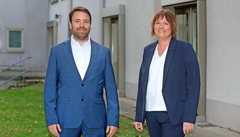 Möchten beide am 12. Oktober als Nachfolger von Roigheims Bürgermeister Michael Grimm gewählt werden: Tobias Kniel und Sandra Schöll.
Foto: Ralf Seidel