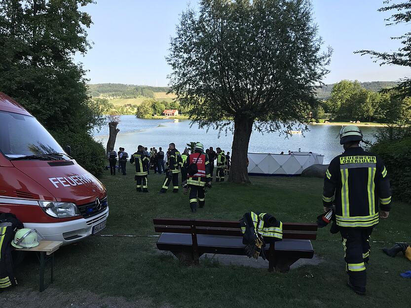Suchaktion am Breitenauer See