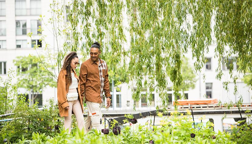 Gr&uuml;nanlagen sind besonders f&uuml;r Stadtbewohner wichtig.