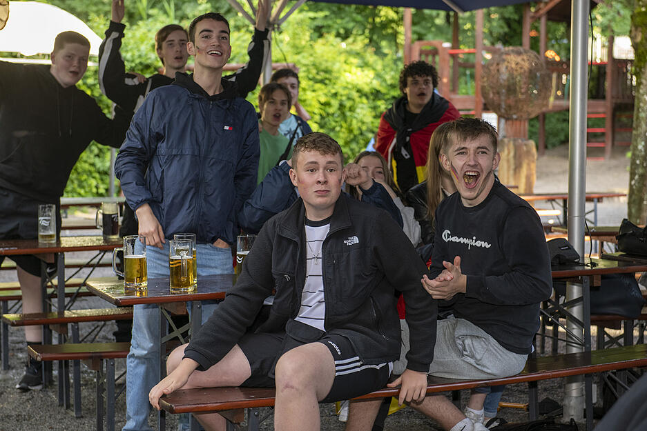 Public Viewing in Heilbronn: EM-Achtelfinale Deutschland England
