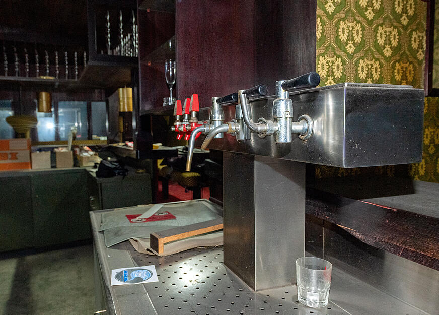 Cluss Pils und Münchner Löwenbräu liefen in der "Erschte Klass" einst vom Fass.