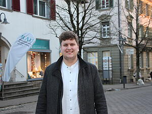 Derzeit studiert der 23-j&auml;hrige Finn Pfaller in T&uuml;bingen Mathematik. Dar&uuml;ber hinaus ist er Vorsitzender der Jungen Liberalen im Kreis.
Foto: Tamara Ludwig
