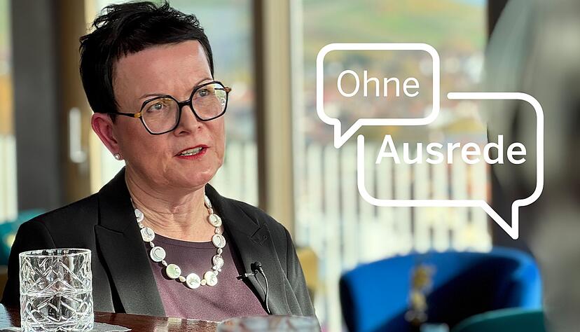 Agnes Aderhold , Pr&auml;sidentin des Landgerichts Heilbronn, war bei "Ohne Ausrede" zu Gast.