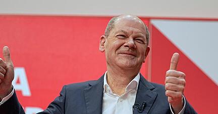 Seine SPD hat der Ampel-Koalition zugestimmt: der wohl künftige Kanzler Olaf Scholz darf sich freuen.