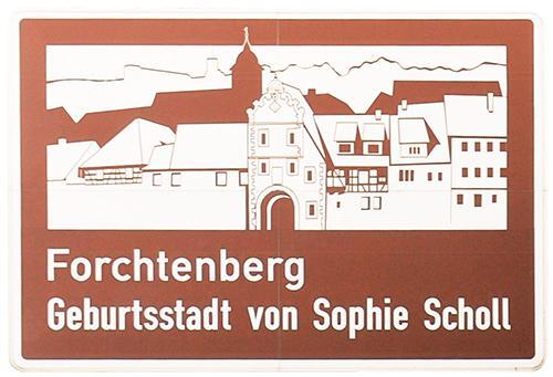 Autobahnschilder in der Region