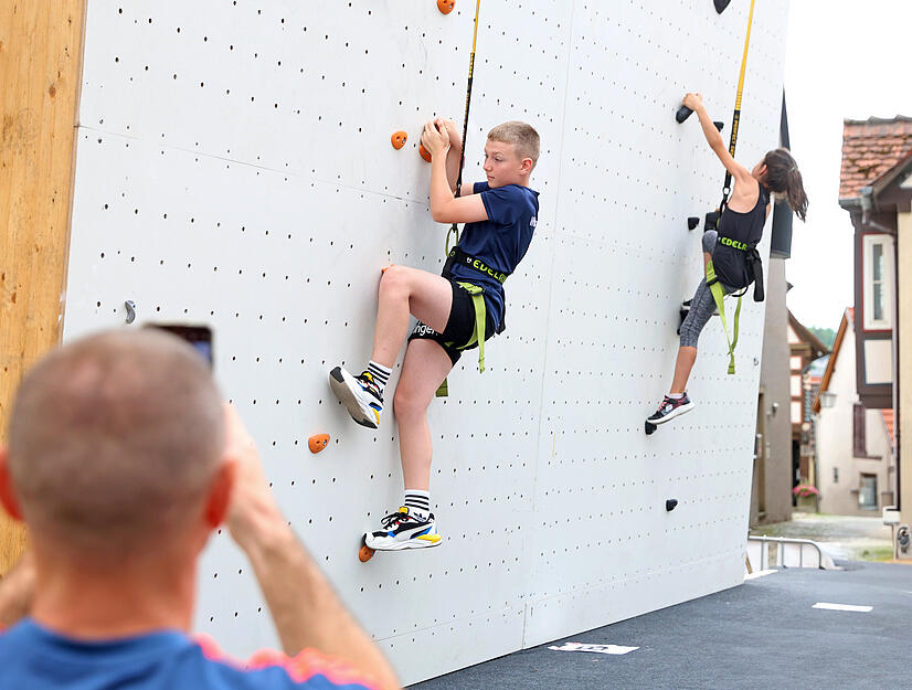 Kletterevent für Groß und Klein in Bad Wimpfen. Kletterevent für Groß und Klein in Bad Wimpfen.