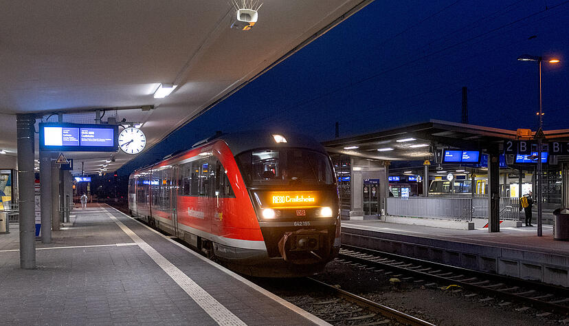 GDL-Streik: So sieht es am Morgen am Heilbronner Hauptbahnhof aus