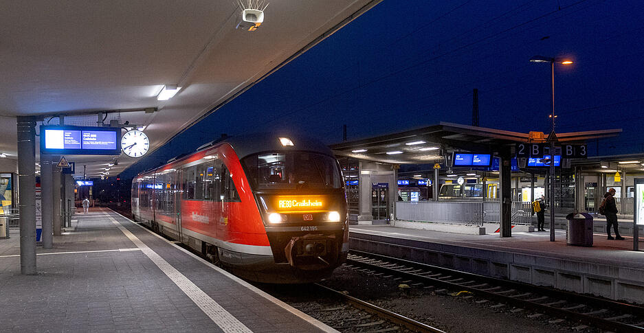 GDL-Streik: So sieht es am Morgen am Heilbronner Hauptbahnhof aus