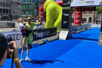 Philipp Nothof, Sieger auf der Mitteldistanz beim Triathlon Heilbronn.